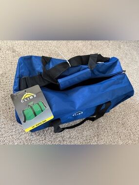 NWT: CLIMB Blue 18" Duffel Bag